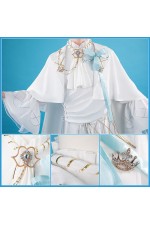 2XXT Cosplay Vtuber Virtual YouTuber Kanae 8th Anniversary CELESTIAL White Cosplay Costume